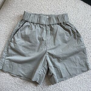 Everlane High Waist Gray Easy Shorts